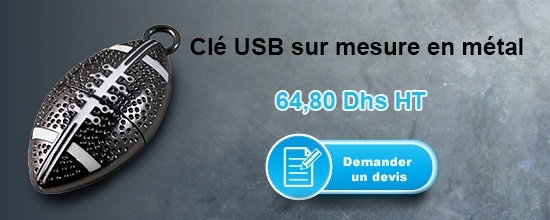 Clé USB sur mesure en métal